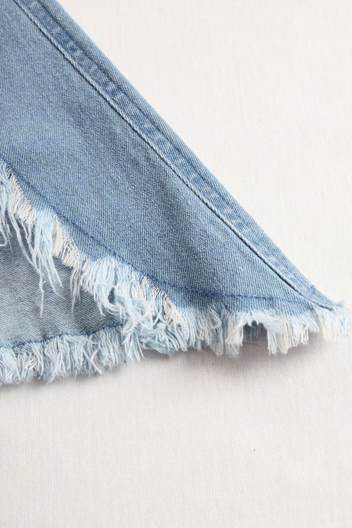 Minna - Overall Western im Retro-Stil aus Jeansstoff mit Reißverschluss und V-Ausschnitt und ärmellosem Schnitt