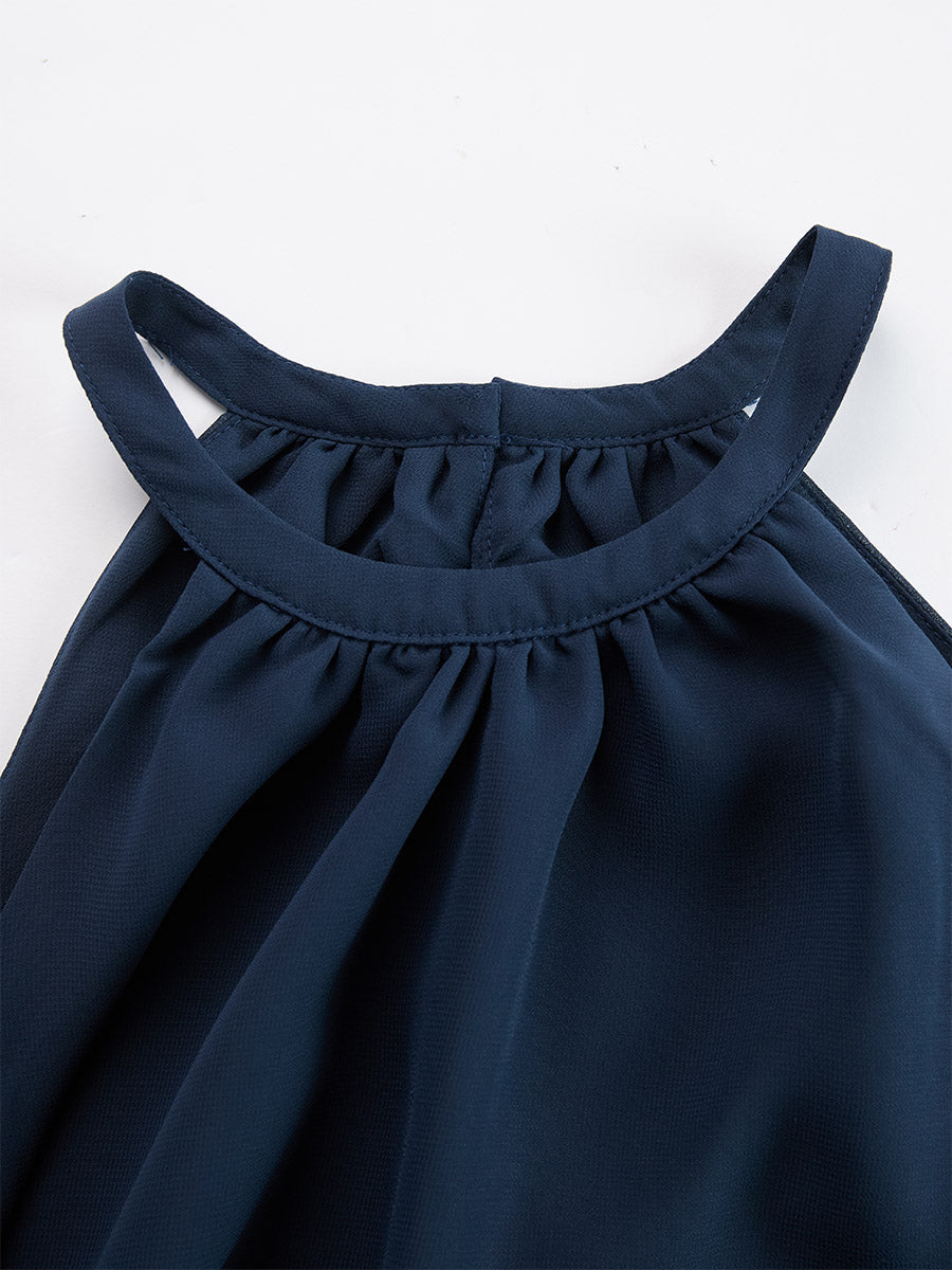 Josefine - Bluse für den Alltag aus Chiffon mit Linie feminin