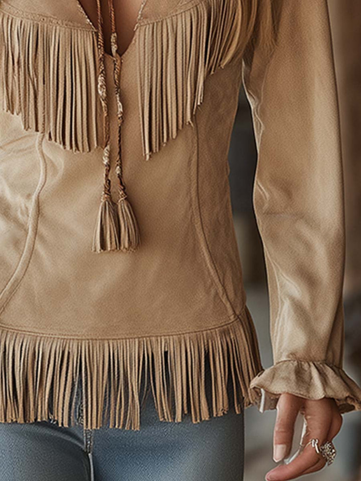 Clarissa - Ring Boho Western mit Auftritt ausgesucht mit Linie dekorativ