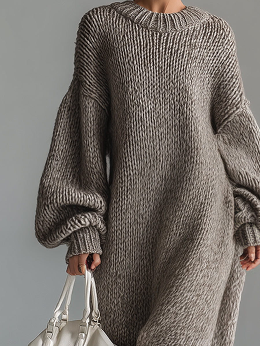 Marga - Elegantes Maxikleid aus Strick
