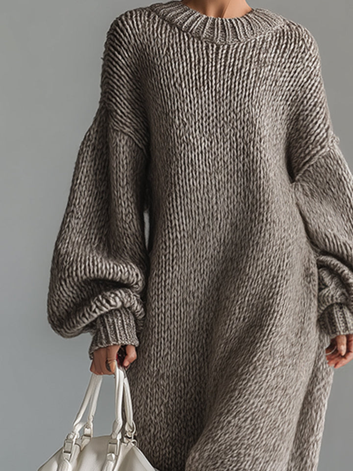 Marga - Elegantes Maxikleid aus Strick