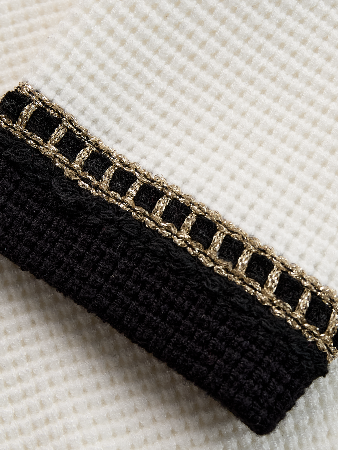 Zara - Elegantes Rock-Ensemble aus Strick gestreift mit Kragen plissiert