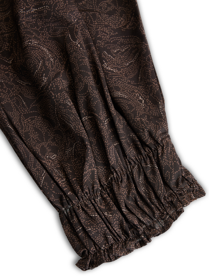 Silke - Bluse elegant für den Alltag aus Spitze mit V-Ausschnitt und Einsätze aus Spitze