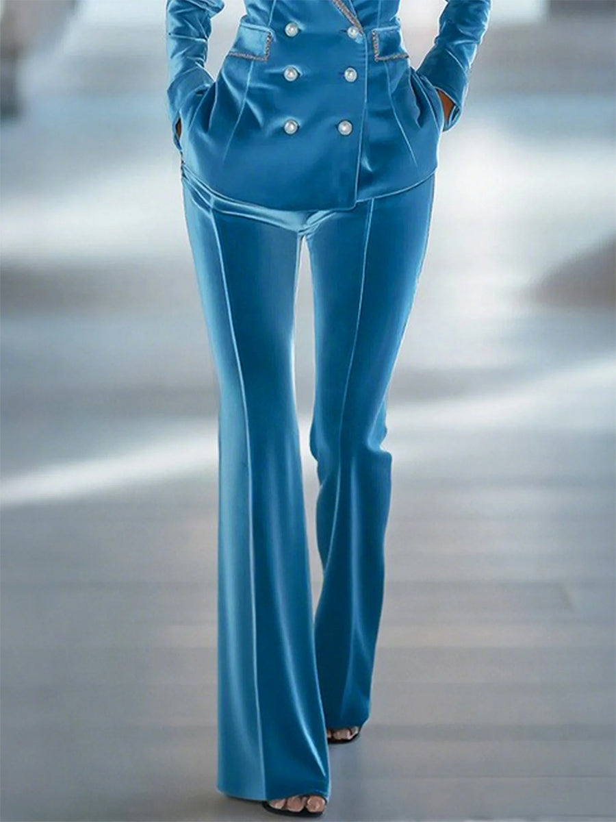 Nela - Hose lässig Retro aus Samt