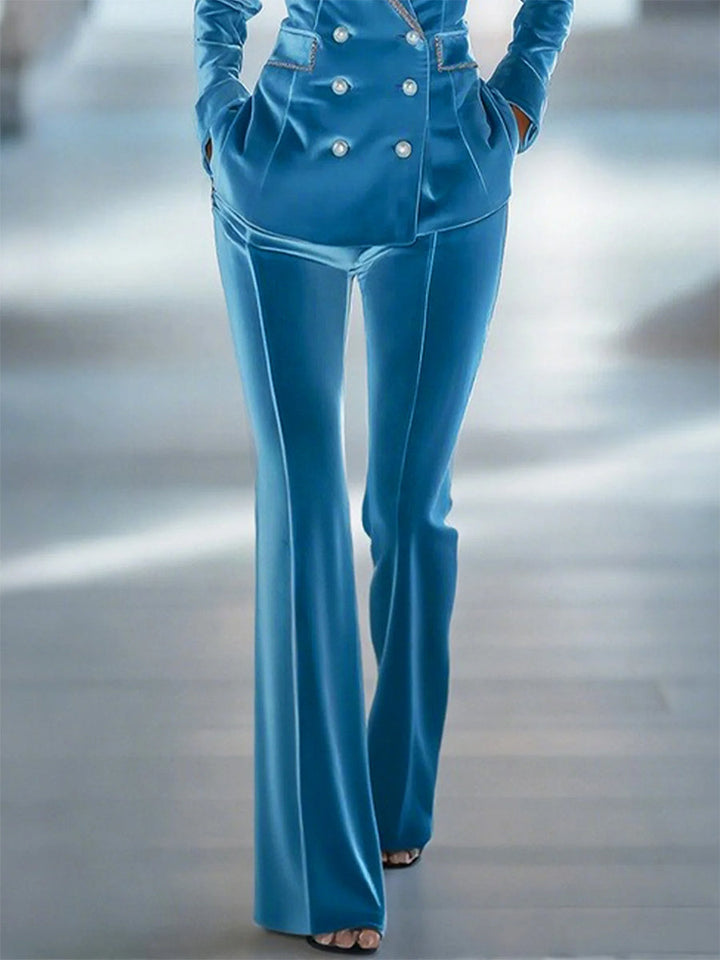 Nela - Hose lässig Retro aus Samt