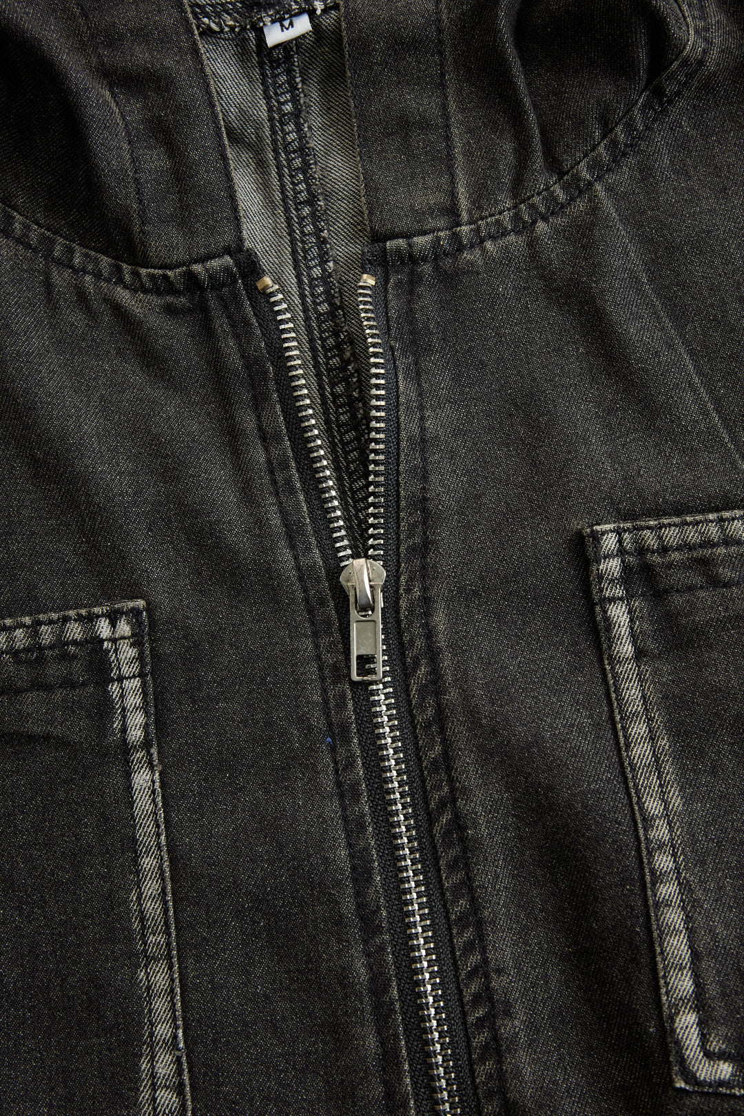 Dorothea - Overall lässig Retro aus Jeansstoff mit Reißverschluss und Kapuze
