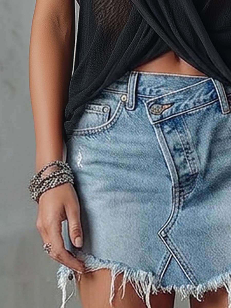 Helena - Rock Western im Retro-Stil aus Jeansstoff