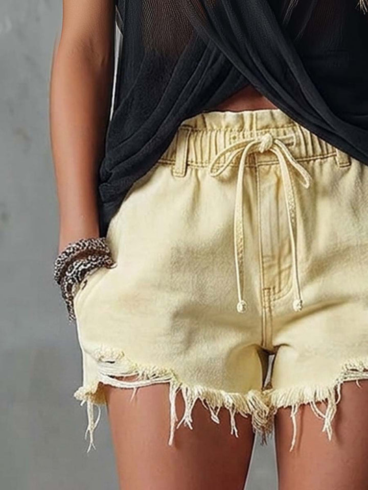 Alina - Shorts lässig Western aus Jeansstoff
