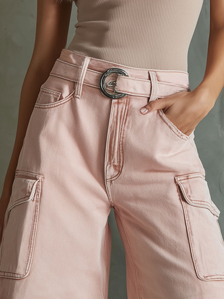 Josefine - Shorts Western im Retro-Stil aus Jeansstoff mit Taschen