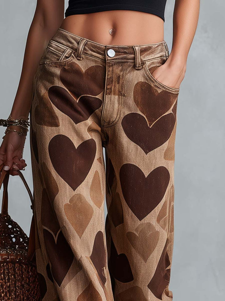 Finja - Hose lässig Retro aus Jeansstoff