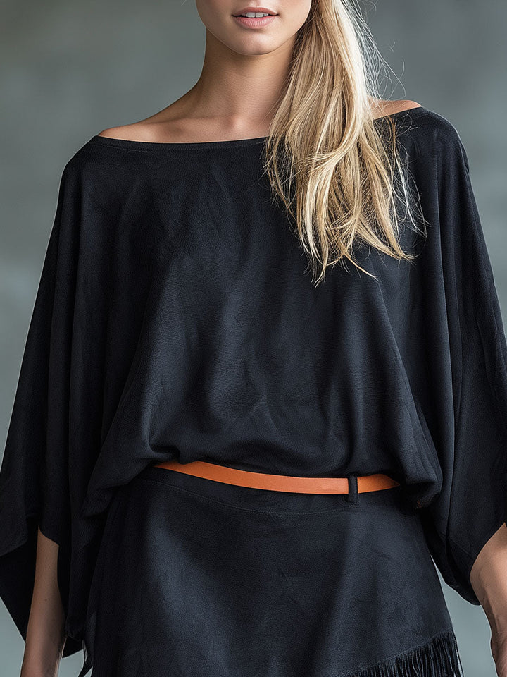 Sandra - Minikleid lässig Retro aus Kunstwildleder mit Fransen