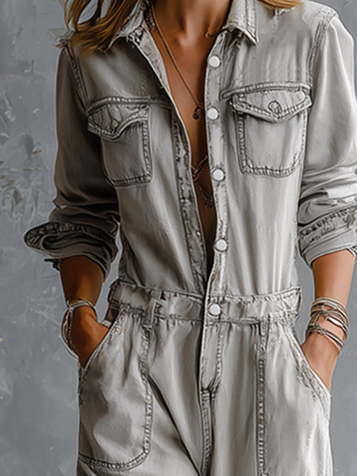 Margarete - Overall lässig für den Alltag aus Jeansstoff