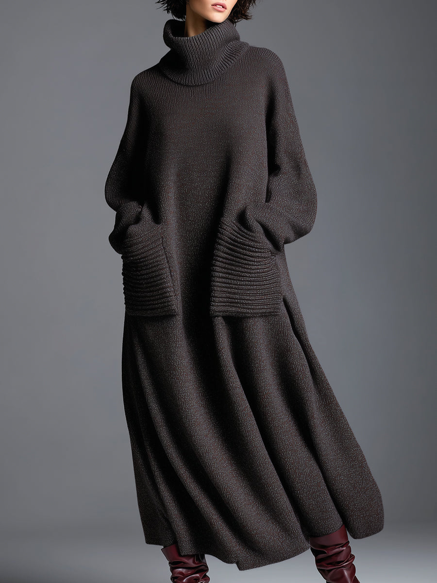 Karolina - Maxikleid aus Strick