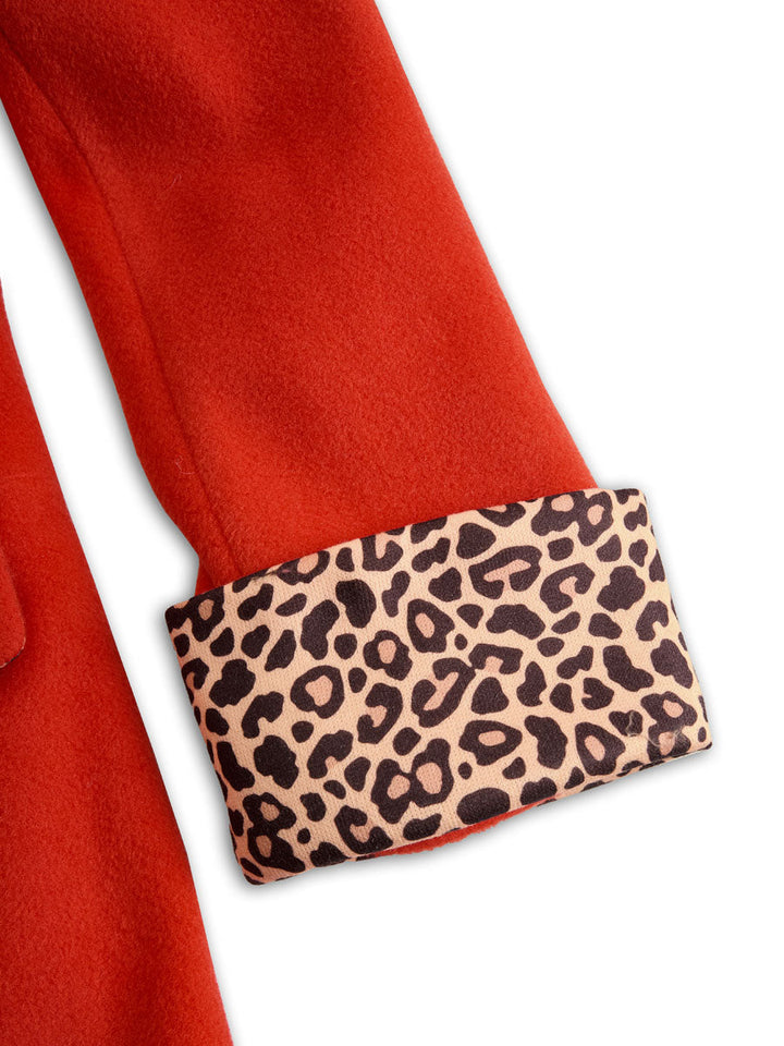 Traudel - Mantel Leopardenmuster mit Kragen
