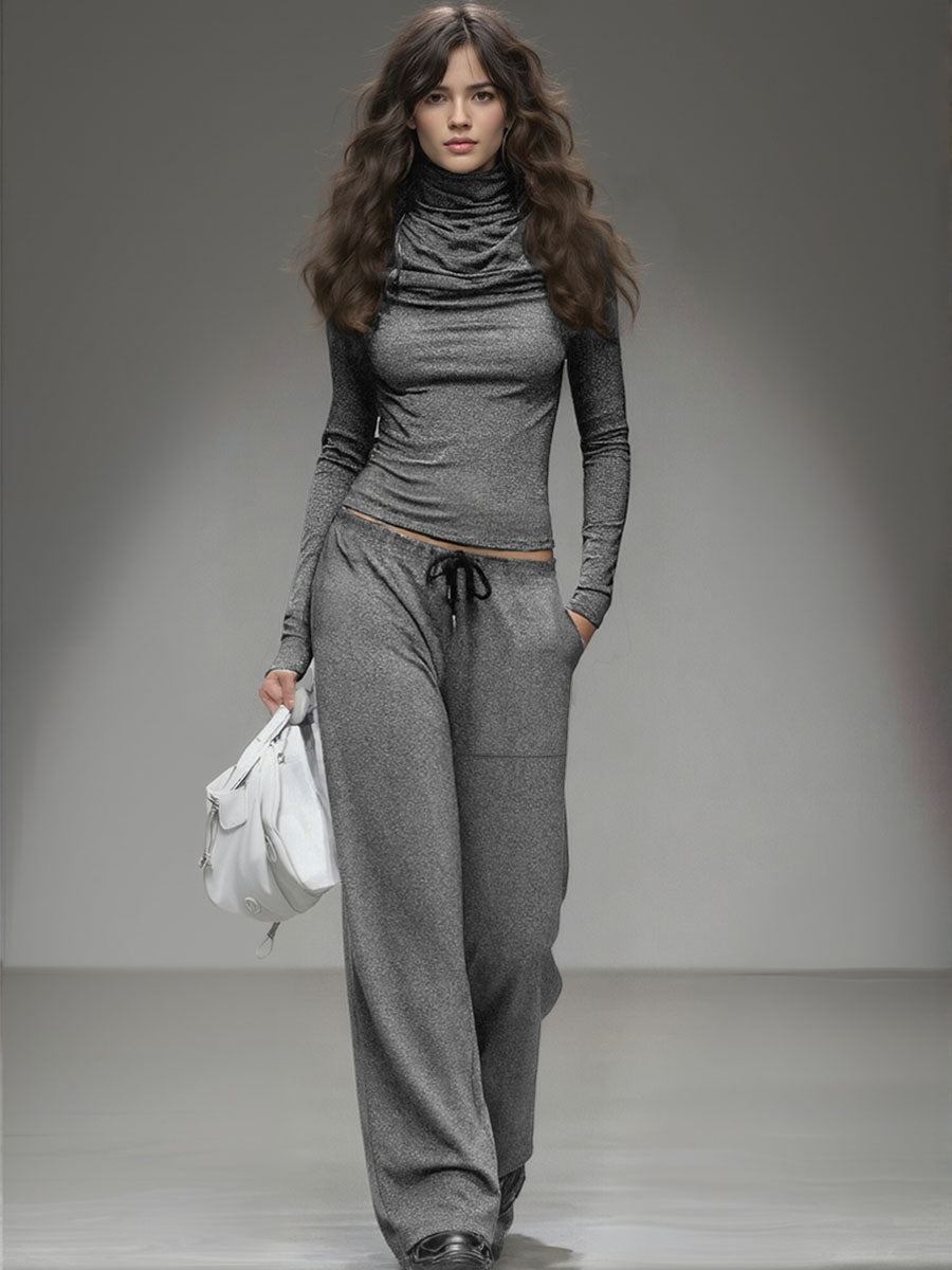 Valentina - Lässiges Hosen-Ensemble sportlich aus Leinen
