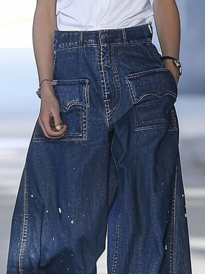 Mareike - Hose lässig für den Alltag aus Jeansstoff mit Taschen