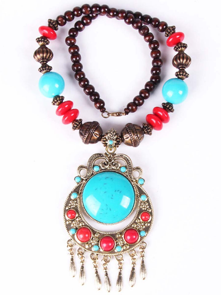 Hermine - Halskette Boho Western mit Detail raffiniert