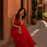 Johanna - Manila Kleid in Rot
