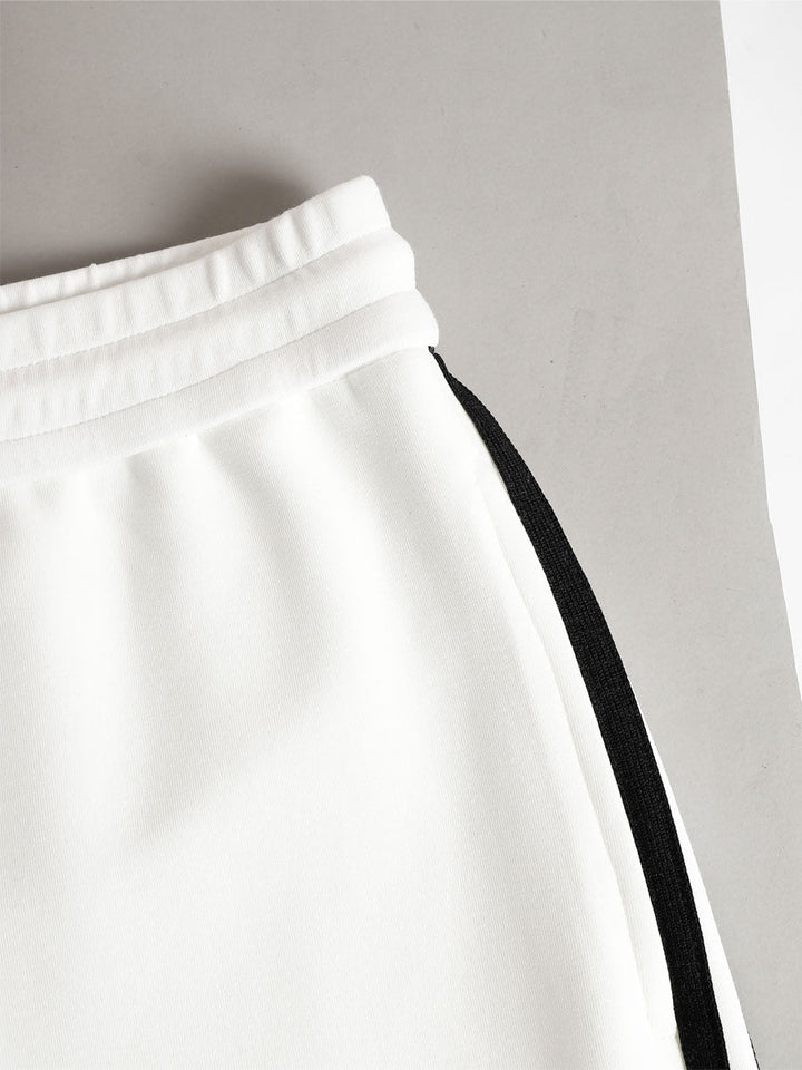 Runa - Sportliches Hosen-Ensemble aus technischem Gewebe gestreift und schulterfrei