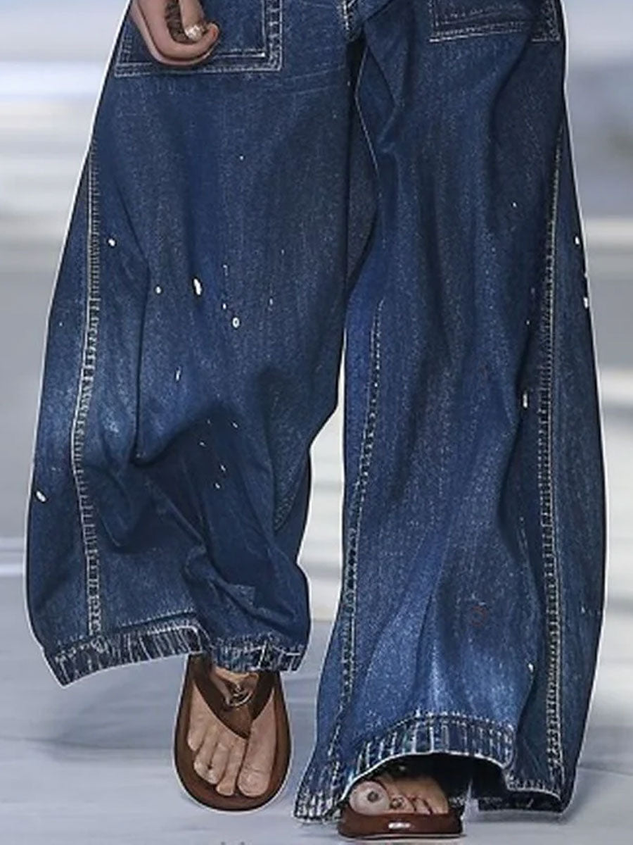 Mareike - Hose lässig für den Alltag aus Jeansstoff mit Taschen
