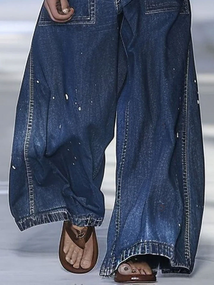 Mareike - Hose lässig für den Alltag aus Jeansstoff mit Taschen