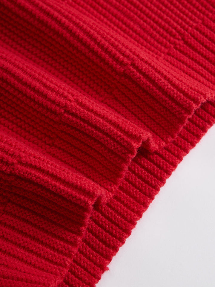 Theresia - Sportliches Hosen-Ensemble im Retro-Stil aus Strick gestreift mit Kragen
