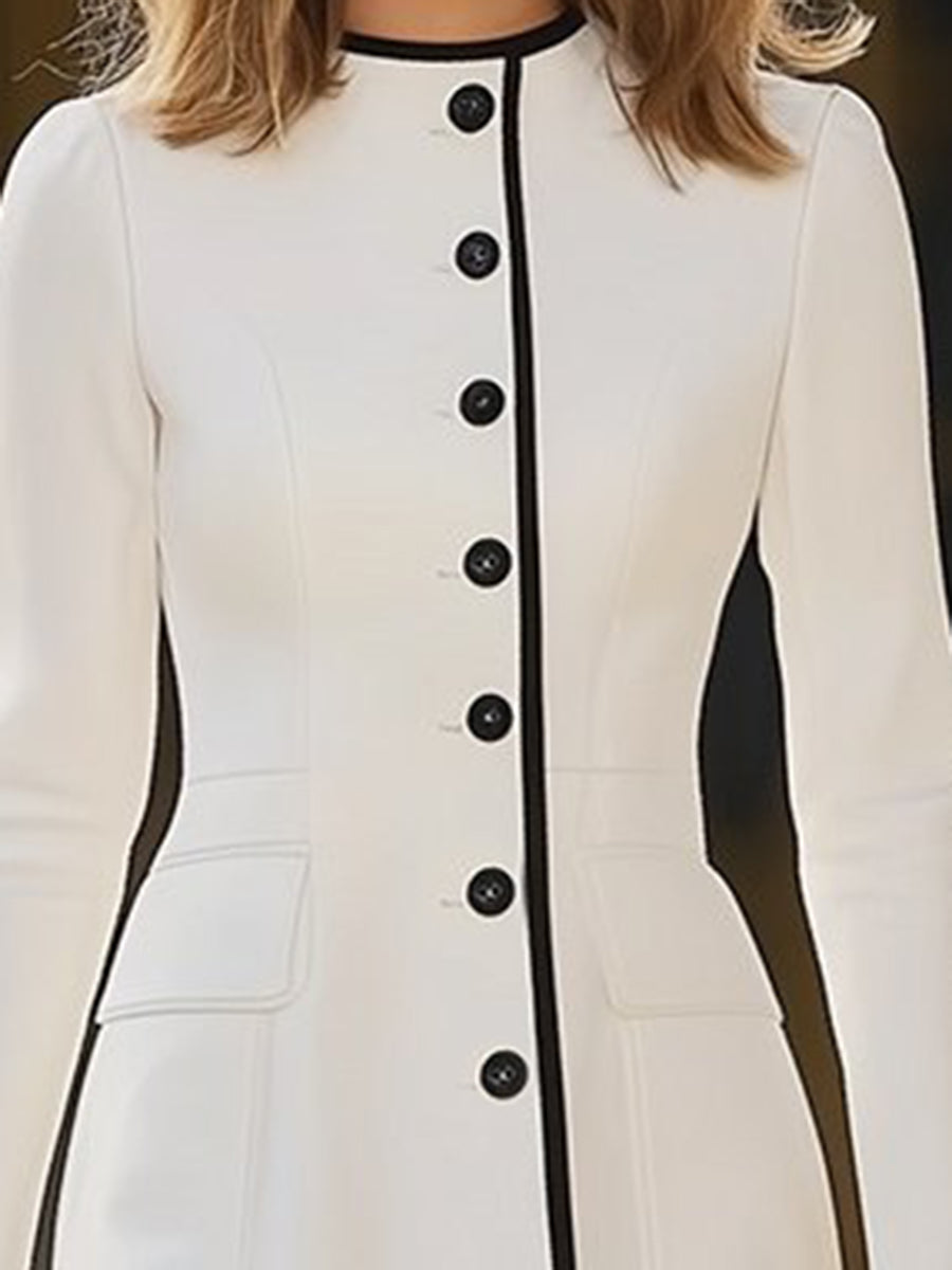 Renata - Midikleid gestreift