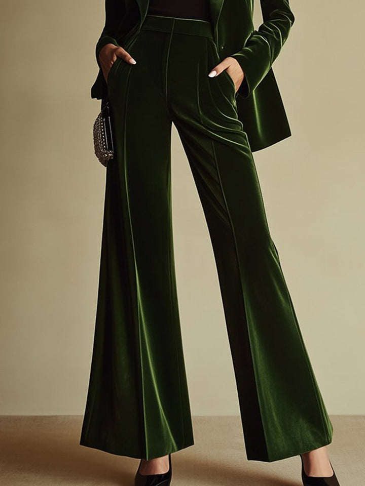Anouk - Elegantes Hosen-Ensemble im Retro-Stil aus Samt