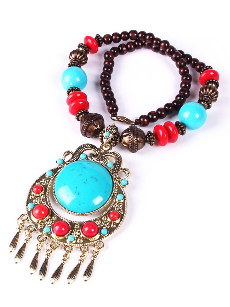 Hermine - Halskette Boho Western mit Detail raffiniert