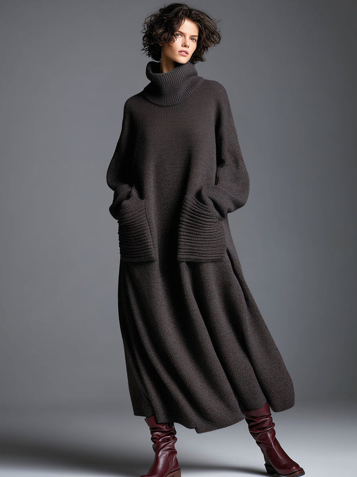 Karolina - Maxikleid aus Strick