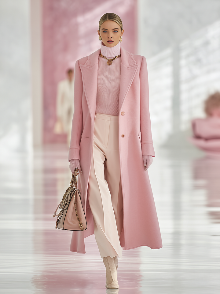 Hannelore - Mantel elegant mit Kragen