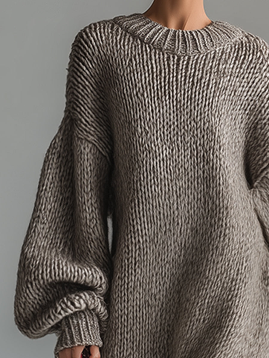 Marga - Elegantes Maxikleid aus Strick