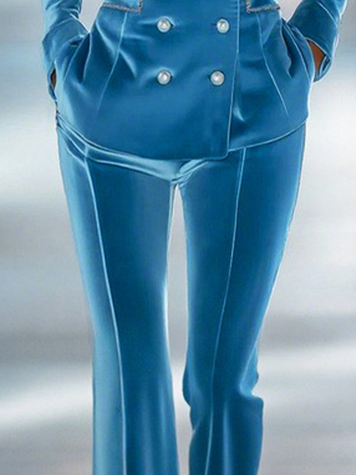 Nela - Hose lässig Retro aus Samt