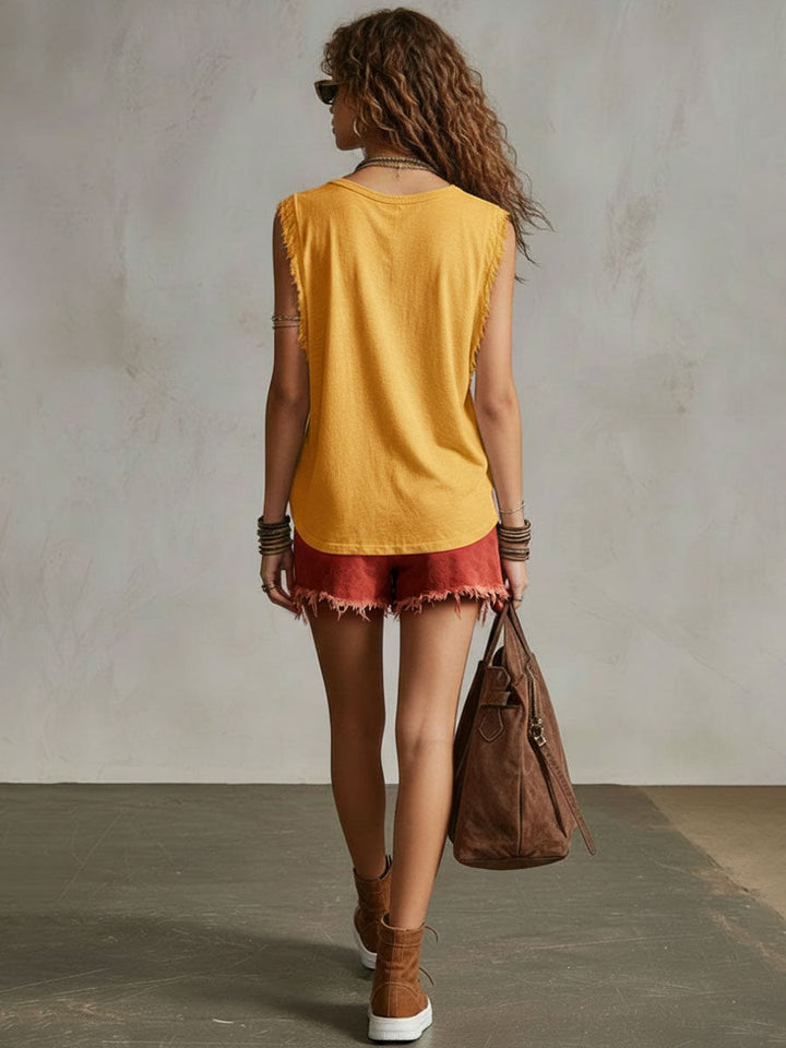 Mathilda - Shorts Western im Retro-Stil aus Jeansstoff