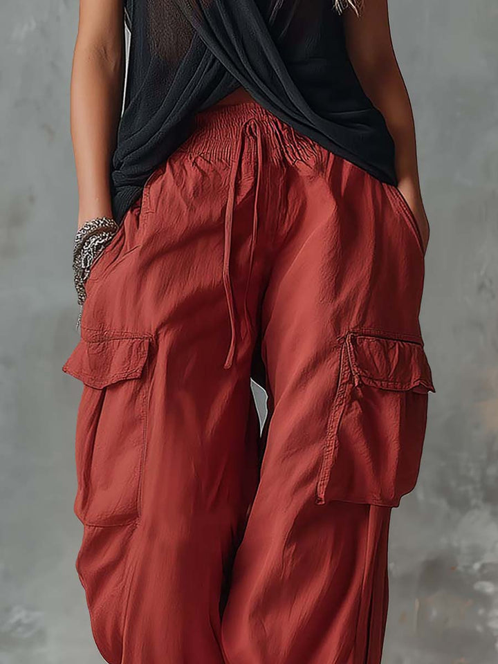 Ida - Lässiges Hosen-Ensemble Retro aus Leinen