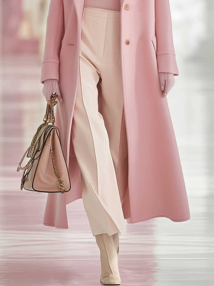 Hannelore - Mantel elegant mit Kragen