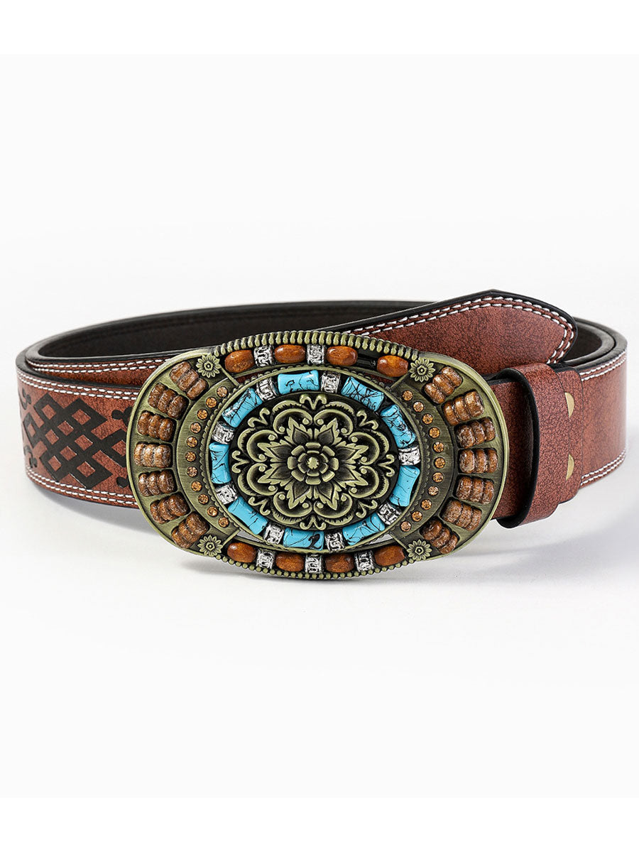 Roswitha - Gürtel Boho Western mit leuchtender Verarbeitung