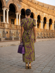 Emilia - Florales Maxikleid mit fließendem Fall