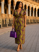 Emilia - Florales Maxikleid mit fließendem Fall