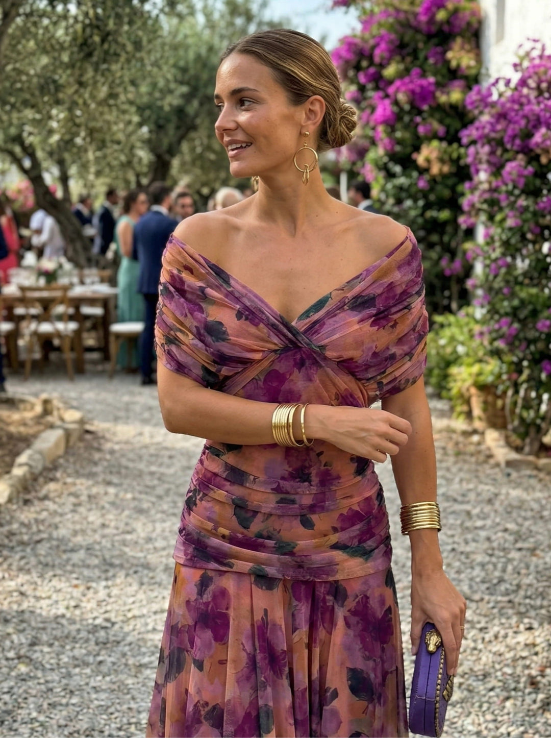 Luisa - Maxikleid mit V Ausschnitt