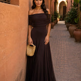 Marlene - Toledo Kleid in warmem Braun