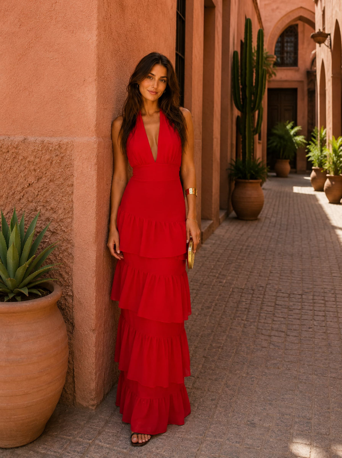 Johanna - Manila Kleid in Rot