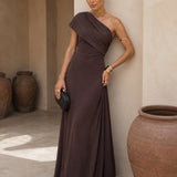 Marlene - Toledo Kleid in warmem Braun