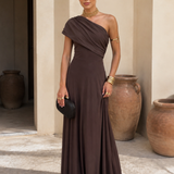 Marlene - Toledo Kleid in warmem Braun