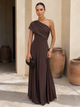 Marlene - Toledo Kleid in warmem Braun