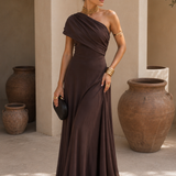 Marlene - Toledo Kleid in warmem Braun