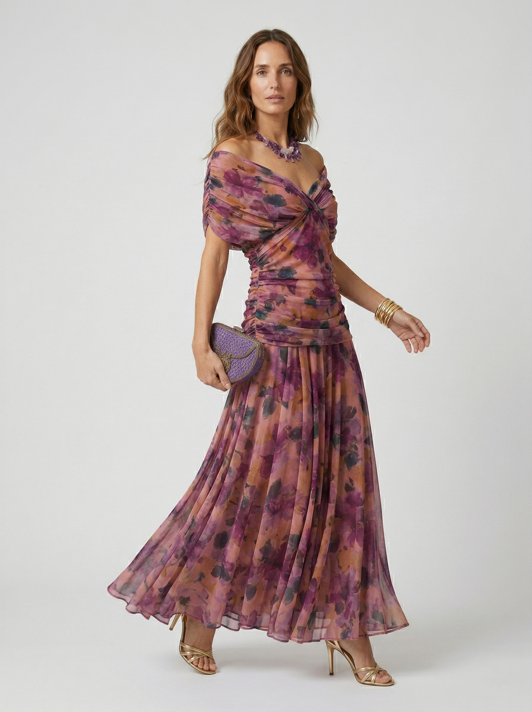 Luisa - Maxikleid mit V Ausschnitt