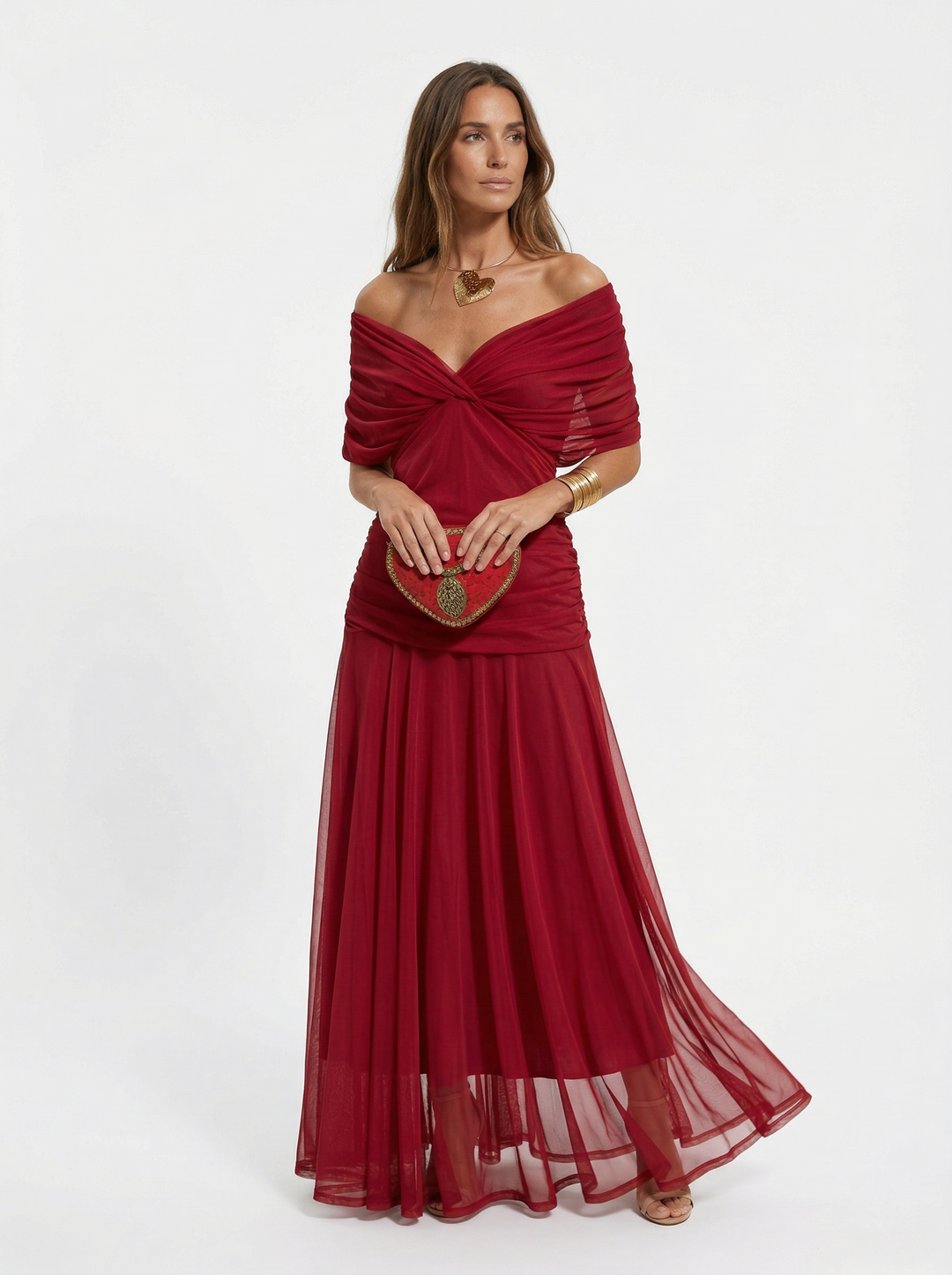 Luisa - Maxikleid mit V Ausschnitt