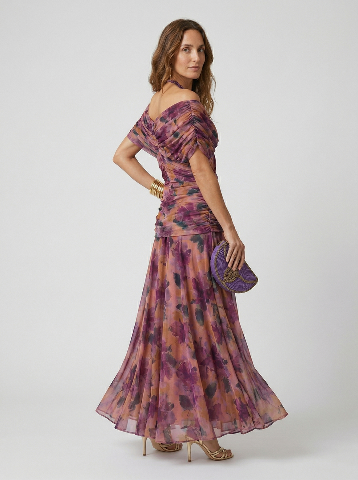 Luisa - Maxikleid mit V Ausschnitt