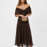 Luisa - Maxikleid mit V Ausschnitt